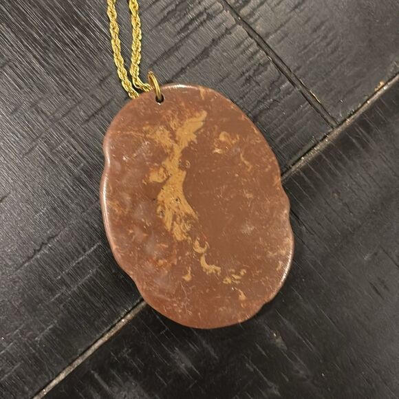 Acrylic Southwestern Western Boho Turquoise Long Chain Necklace​ - Picture 5 of 7